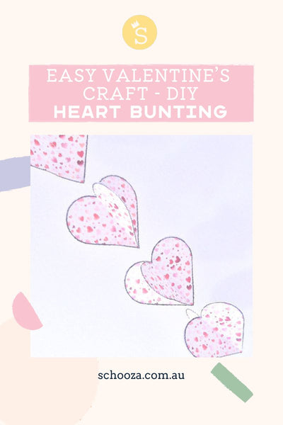 Easy Valentine’s Craft: DIY Heart Bunting